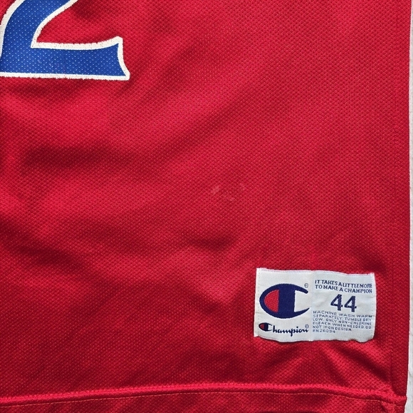 Vintage Champion Jerry Stackhouse #42 Sixers Jersey Large 44 - Picture 11 of 11